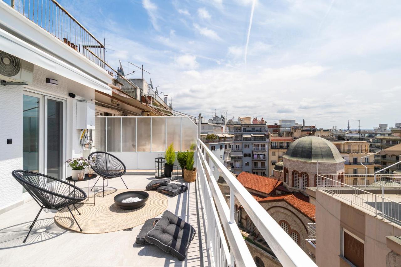 Апартаменты Ares Penthouse Салоники Экстерьер фото